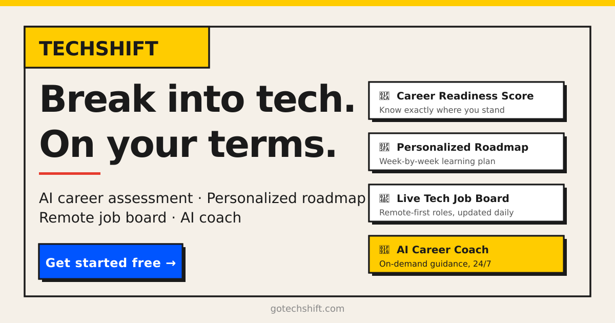 TechShift — Find Your Tech Career